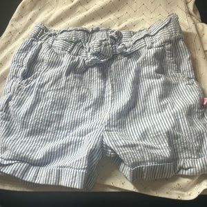 Girls Cotton Chambray Shorts